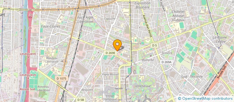 localisation de l'entreprise OPTERIS à GRENOBLE