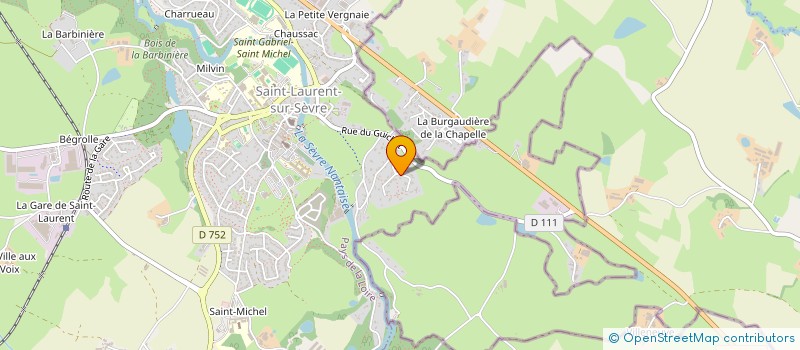 localisation de l'entreprise OPTESYSFI à SAINT-LAURENT-SUR-SEVRE