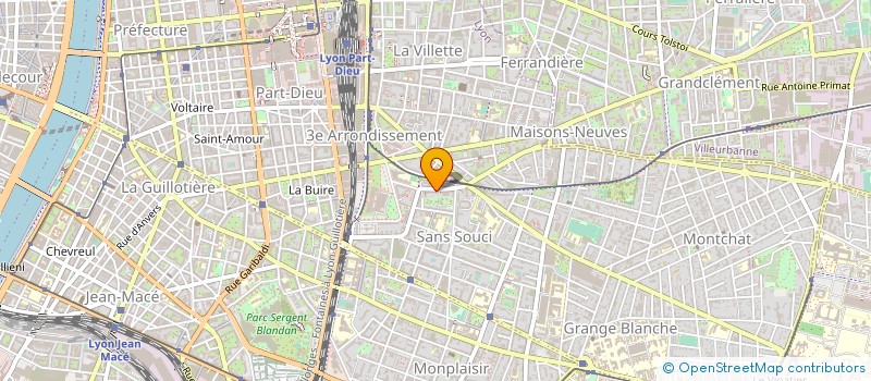 localisation de l'entreprise OPTFI  LYON