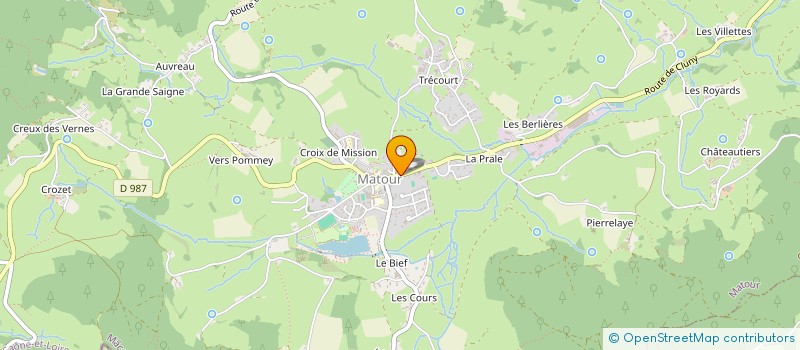 localisation de l'entreprise OPTHUIT  MATOUR