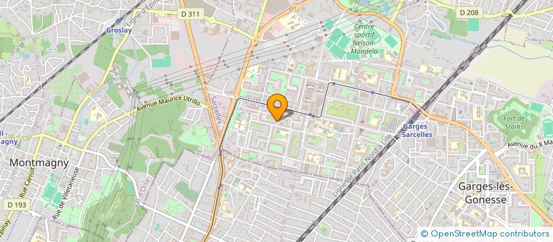 localisation de l'entreprise OPTI à SARCELLES