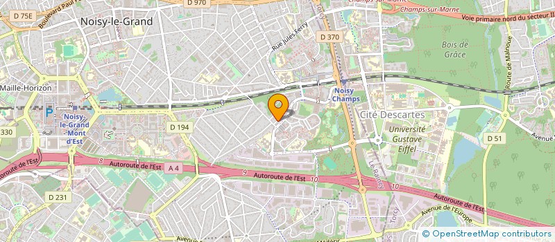 localisation de l'entreprise OPTI-ASSUR à NOISY-LE-GRAND