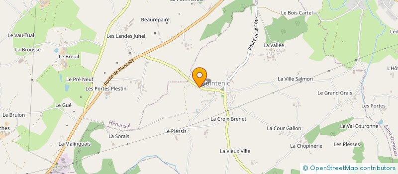 localisation de l'entreprise OPTI-BOIS22  LAMBALLE-ARMOR