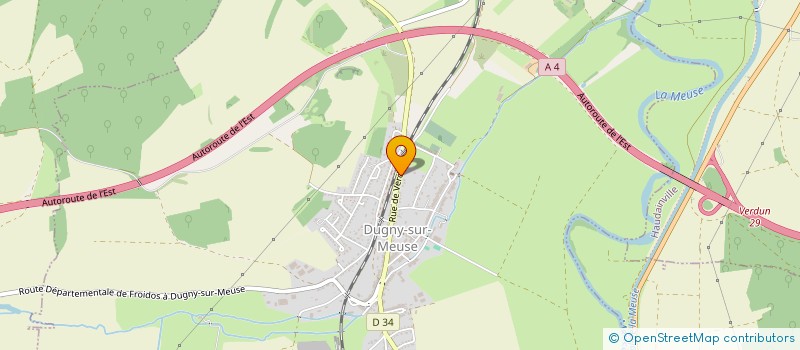 localisation de l'entreprise OPTI DELICES à FROMEREVILLE-LES-VALLONS