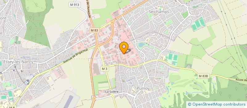 localisation de l'entreprise OPTI'ECO  PULNOY