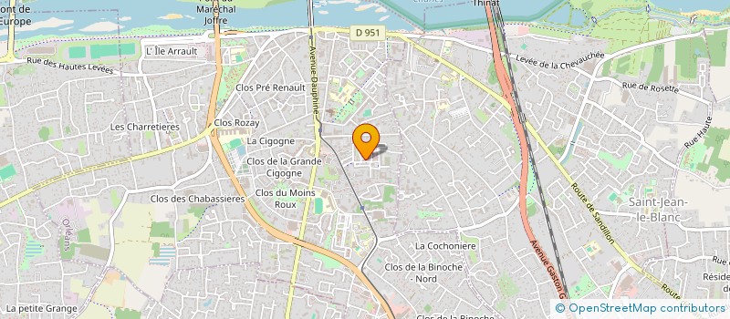 localisation de l'entreprise OPTI ENERGIE à ORLEANS