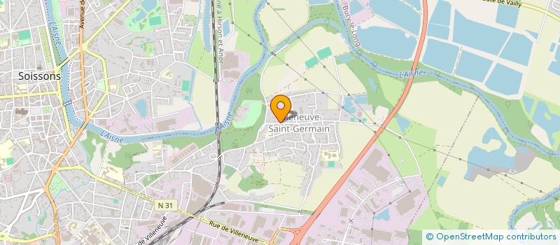 localisation de l'entreprise OPTI'FEU  VILLENEUVE-SAINT-GERMAIN