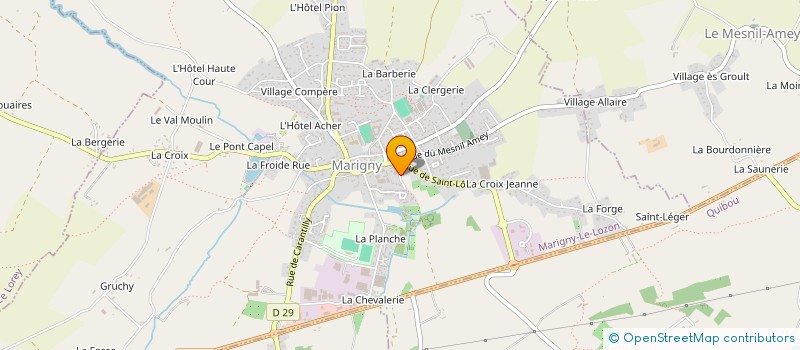 localisation de l'entreprise OPTI-FIBRE  MARIGNY-LE-LOZON