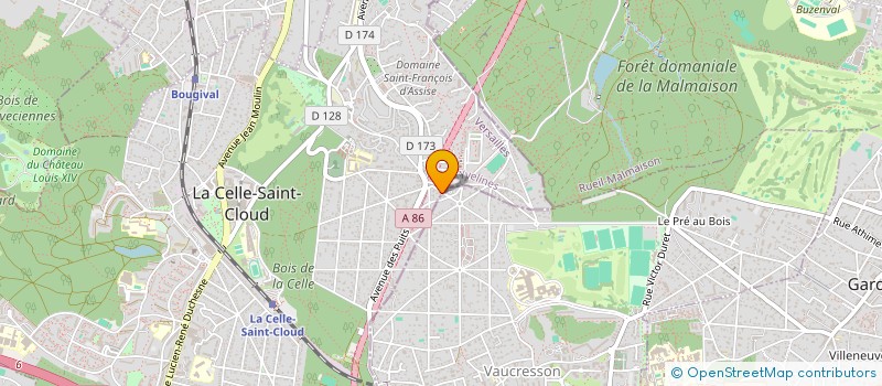 localisation de l'entreprise OPTI FINANCES ET CONSEILS  LA CELLE-SAINT-CLOUD