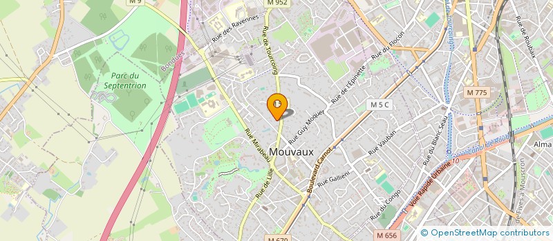 localisation de l'entreprise OPTI'HOME à MOUVAUX