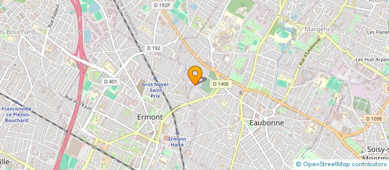 localisation de l'entreprise OPTI HVAC à EAUBONNE