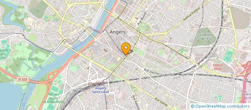 localisation de l'entreprise OPTI-JLP à ANGERS