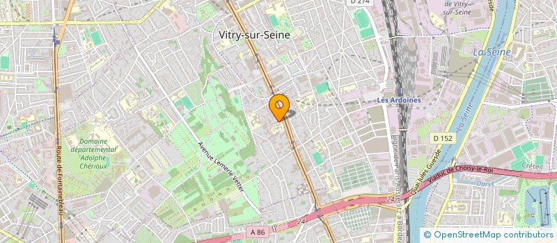 localisation de l'entreprise OPTI LINK  VITRY-SUR-SEINE