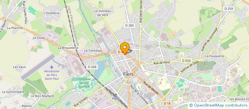 localisation de l'entreprise OPTI-LINK à FLERS