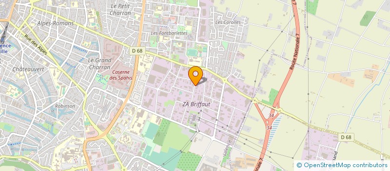 localisation de l'entreprise OPTI'ME à VALENCE