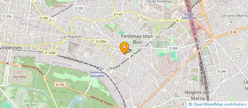 localisation de l'entreprise OPTI'MENTAL CONSULTING à FONTENAY-SOUS-BOIS