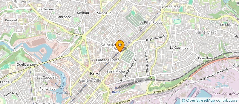 localisation de l'entreprise OPTI-PLUS à BREST