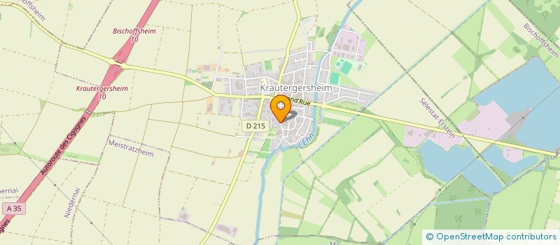 localisation de l'entreprise OPTI ROUTE  KRAUTERGERSHEIM