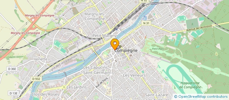 localisation de l'entreprise OPTI SECUR FORMATION  MONTIGNY-L'ALLIER