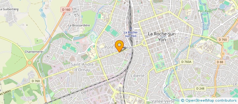localisation de l'entreprise OPTI SERVICES à LA ROCHE-SUR-YON
