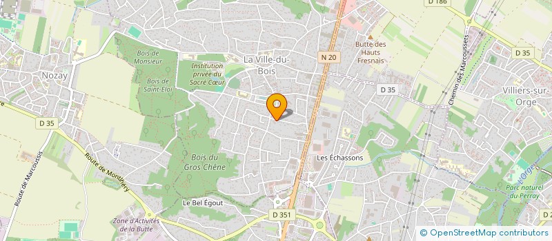 localisation de l'entreprise OPTI' SOIN à LA VILLE-DU-BOIS