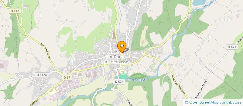 localisation de l'entreprise OPTI'SOIN  SAINT-DONAT-SUR-L'HERBASSE