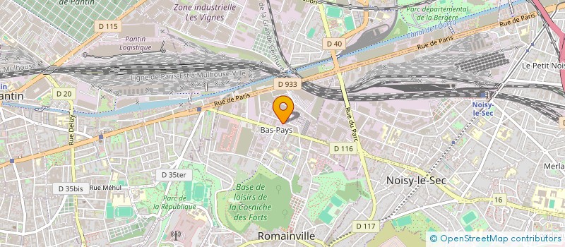 localisation de l'entreprise OPTIA à ROMAINVILLE