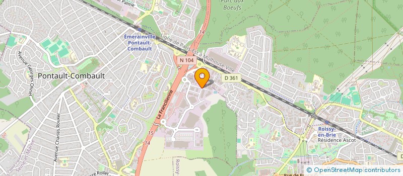 localisation de l'entreprise OPTIAPRO à PONTAULT-COMBAULT