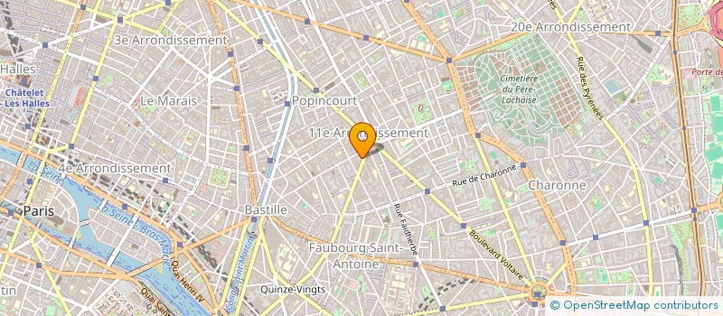 localisation de l'entreprise OPTIC 2000 VOLTAIRE  PARIS