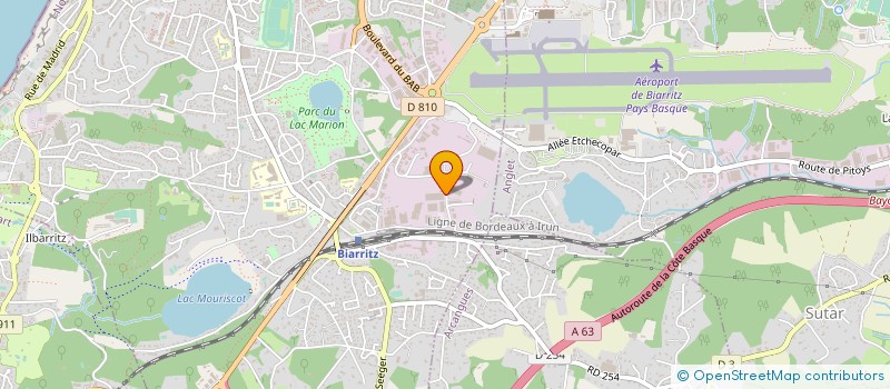 localisation de l'entreprise OPTIC ACADEMY à BIARRITZ