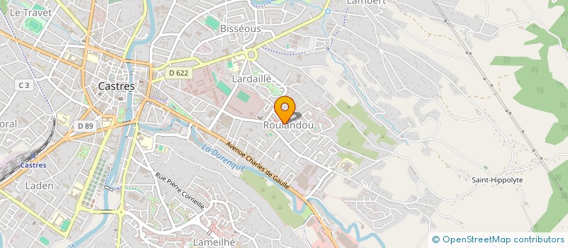 localisation de l'entreprise OPTIC ALPHA à CASTRES