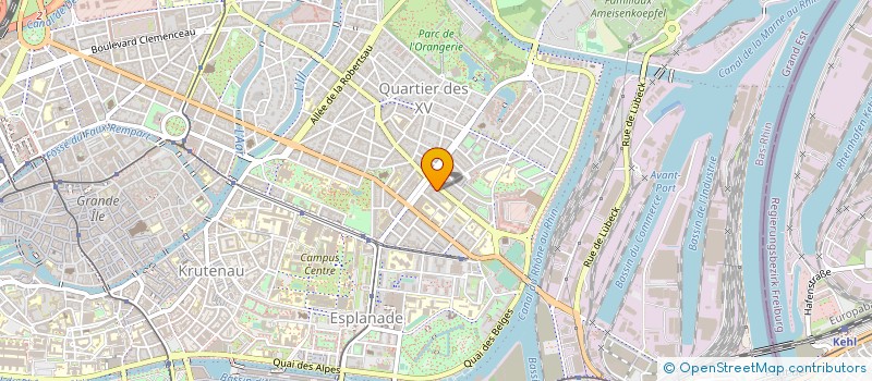 localisation de l'entreprise OPTIC ANVERS  STRASBOURG