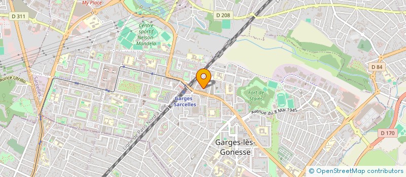 localisation de l'entreprise OPTIC AVENUE à GARGES-LES-GONESSE