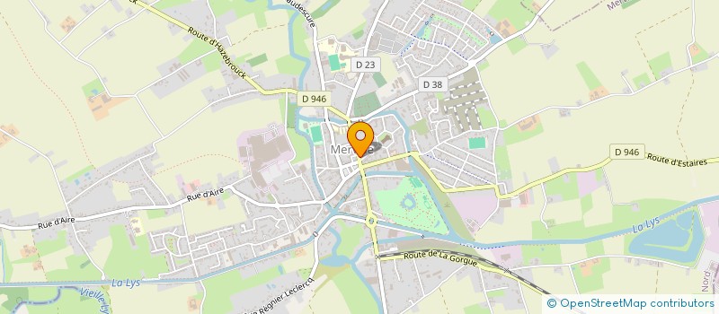 localisation de l'entreprise OPTIC BAILLY  MERVILLE