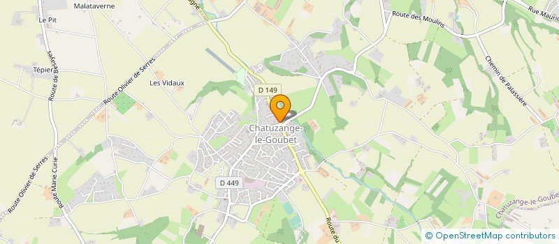 localisation de l'entreprise OPTIC' CHATU à CHATUZANGE-LE-GOUBET