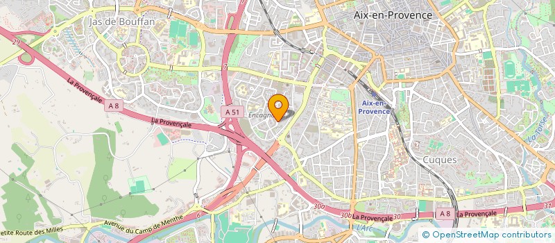 localisation de l'entreprise OPTIC CHC à AIX-EN-PROVENCE