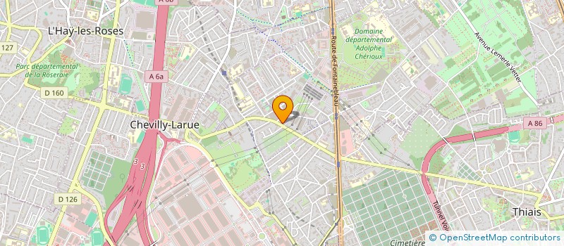 localisation de l'entreprise OPTIC CHEVILLY  CHEVILLY LARUE