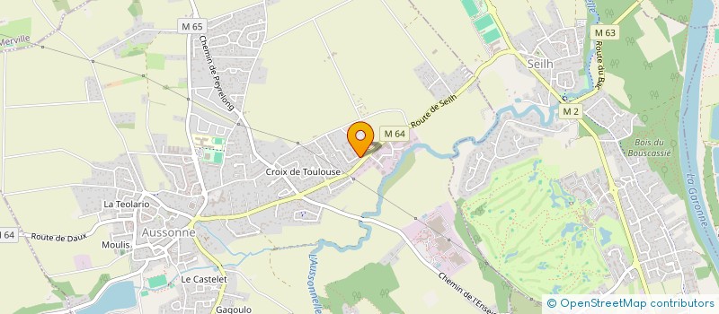 localisation de l'entreprise OPTIC & CIE à AUSSONNE
