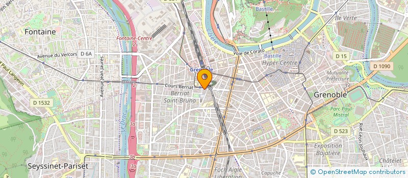 localisation de l'entreprise OPTIC & CO à GRENOBLE