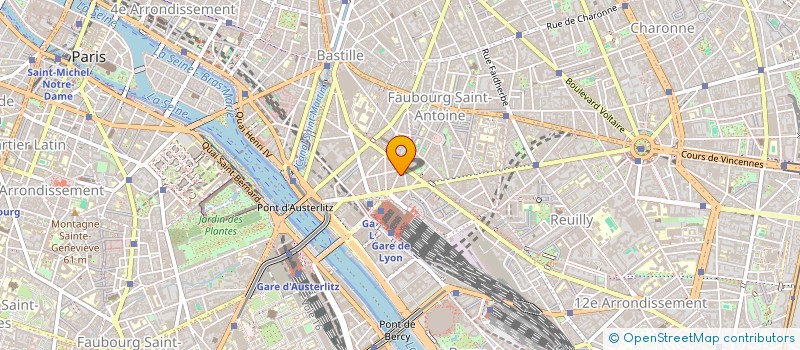 localisation de l'entreprise OPTIC CONNECT à PARIS 12