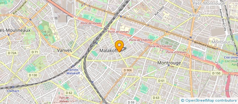 localisation de l'entreprise OPTIC CONSULTING SERVICES à MALAKOFF