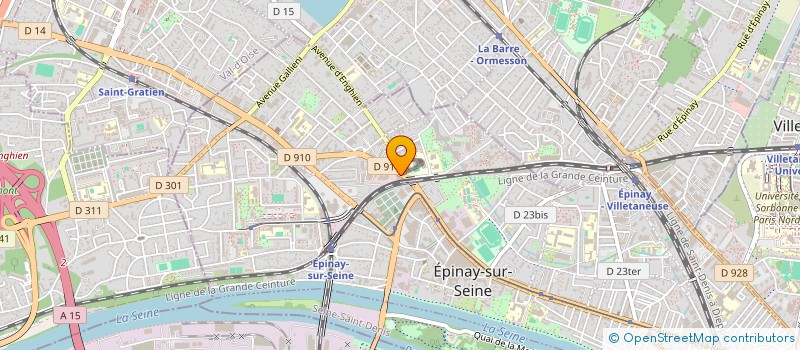 localisation de l'entreprise OPTIC D'EPINAY à EPINAY-SUR-SEINE