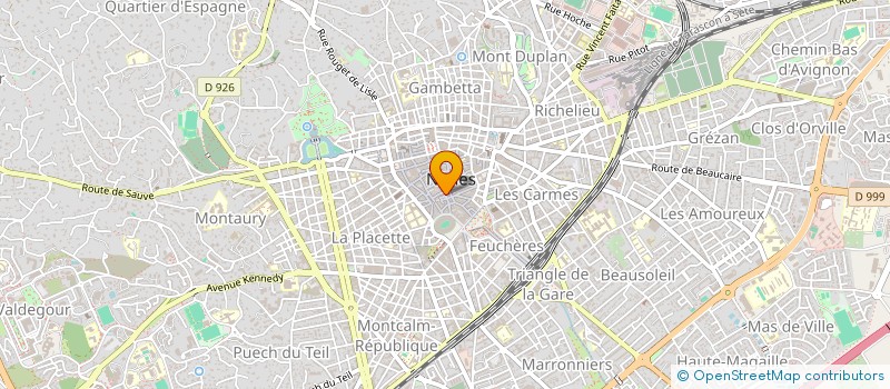 localisation de l'entreprise OPTIC DE L'ASPIC à NIMES