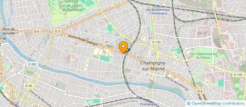 localisation de l'entreprise OPTIC DE LA GARE à CHAMPIGNY-SUR-MARNE