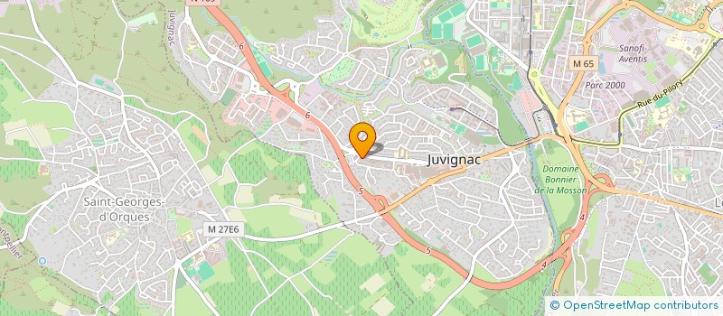 localisation de l'entreprise OPTIC DELTA  JUVIGNAC