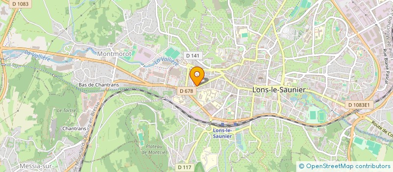 localisation de l'entreprise OPTIC DES SALINES à LONS-LE-SAUNIER
