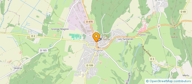 localisation de l'entreprise OPTIC DISCOUNT  ORGELET