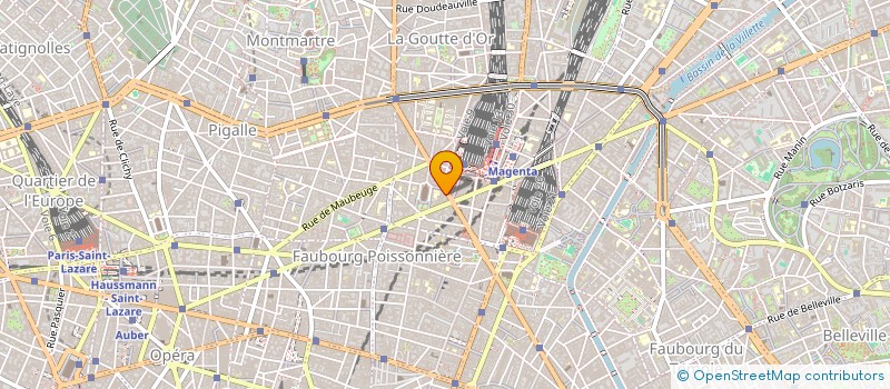 localisation de l'entreprise OPTIC GARE DU NORD  PARIS