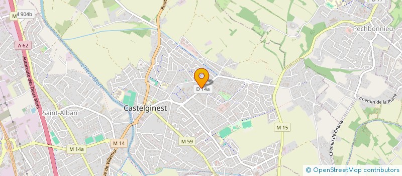 localisation de l'entreprise OPTIC LA TOUR à CASTELGINEST