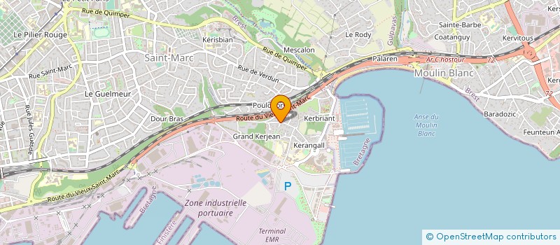localisation de l'entreprise OPTIC LAMBE à BREST
